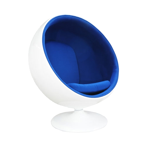 bubble chair blue