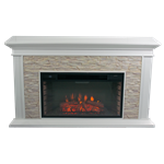 White Fireplace