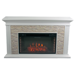 White Fireplace