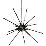 Black Sputnik Chandelier