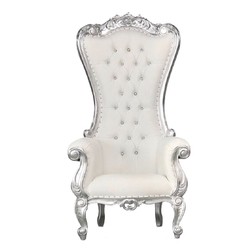 throne white chair