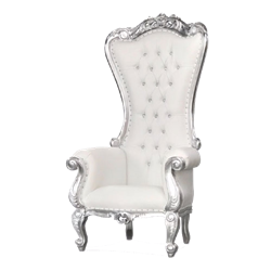 big white chair