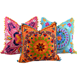 Set of (3) Fiesta Pillows