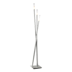 Brushed Chrome Floor Lamp