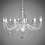 Large White Chandelier