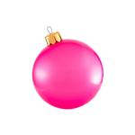 Holly Jolly Pink Oversized Ornament