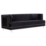 Black Nail Head Sofa