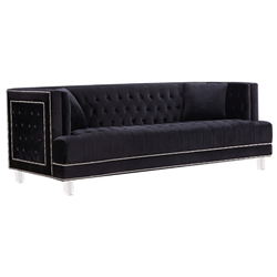 Black Nail Head Sofa