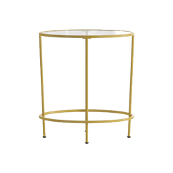 Gold End Table