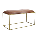 Russet Brass Bench