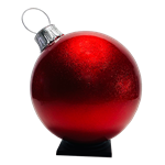 Oversized Ornament - Red