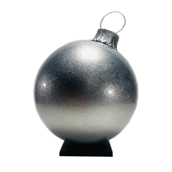 Oversized Ornament - Silver