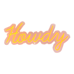 Howdy LED Neon - Orange