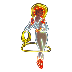 Cowgirl LED Neon