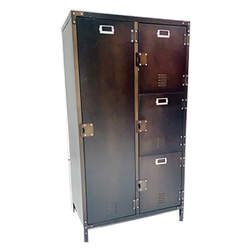 Distressed Metal Locker