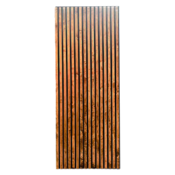 Wooden Slat Wall 10'