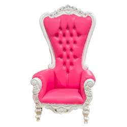 Hot Pink & White Throne