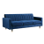 Navy Velvet Sofa