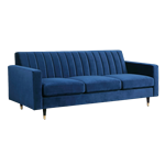 Navy Velvet Sofa