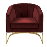 Madison Arm Chair - Burgundy