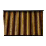 Wooden Slat Bar 6'