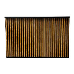 Wooden Slat Bar 6'