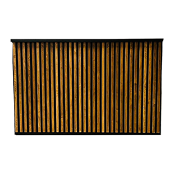 Wooden Slat Bar 6'