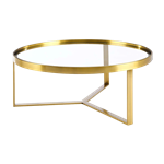 Modern Gold Coffee Table