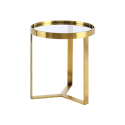 Modern Gold End Table