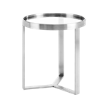 Modern Silver End Table