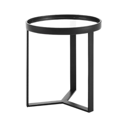 Modern Black End Table