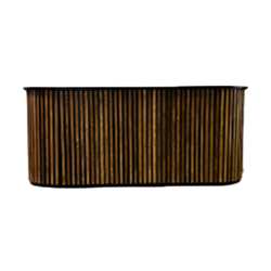 Wooden Slat Bar 9'