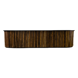 Wooden Slat Bar 15'