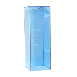 Neon Blue Pedestal 36" x 12" x 12"