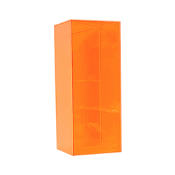 Neon Orange Pedestal 30" x 12" x 12"