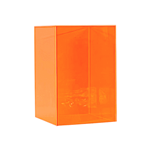 Neon Orange Pedestal 18" x 12" x 12"