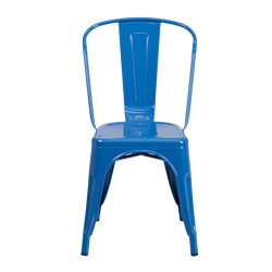 Blue Bistro Chair