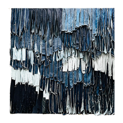 Denim Fringe Wall 8'