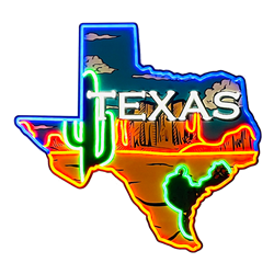 Texas Landscape LED Neon