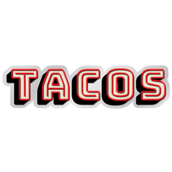 TACOS - Red LED Neon