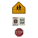 Set of School Signs