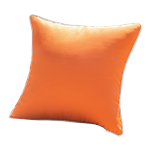 Orange with White Piping Pillow