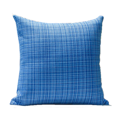 Blue Textured Pillow