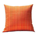 Orange Textured Pillow