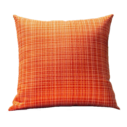 Orange Textured Pillow