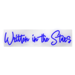 Written in the Stars - Blue LED Neon