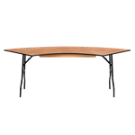 5' Serpentine Folding Banquet Table