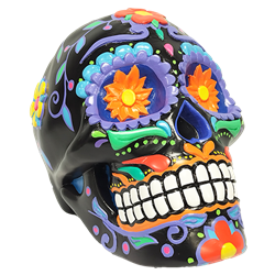 Sugar Skull - Black 23"