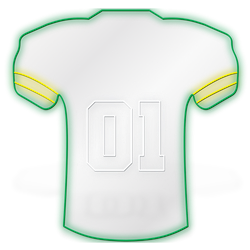 Football Jersey - Multicolor LED Neon