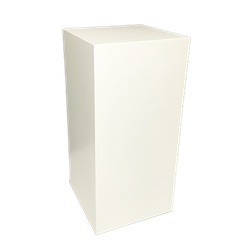 White Wooden Highboy